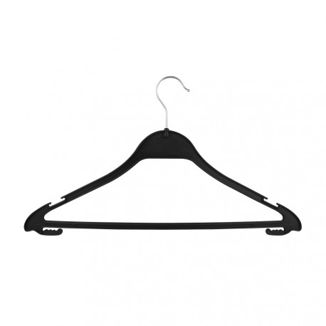Percha Plástico Negra 45 CM