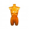 Busto Mujer Dorado/Anaranjado