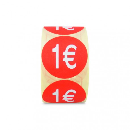 Etiqueta Adhesiva 1 Euro (400 Ud.)