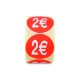 Etiqueta Adhesiva 2 Euros (400 Ud.)