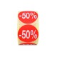 Etiqueta Adhesiva -50% (400 Ud.)