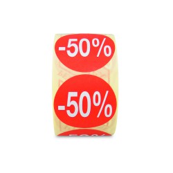 Etiqueta Adhesiva -50% (400 UD)