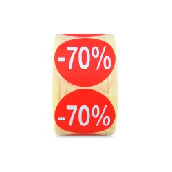 Etiqueta Adhesiva -70% (400 UD)