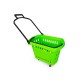 Cesta Supermercado 4 Ruedas - Verde
