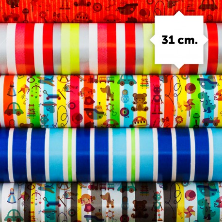 Bobina Papel Regalo Infantil 31 CM