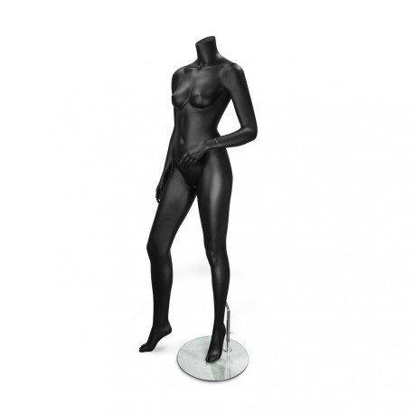 Maniquí Mujer Negro Sin Cabeza