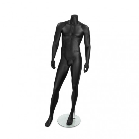 Maniquí Hombre Negro Sin Cabeza