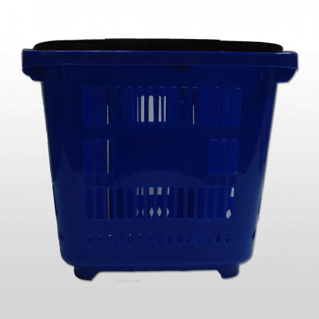 Cesta de Compra 2 Ruedas - Azul