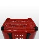 Cesta de Compra 2 Ruedas - Rojo
