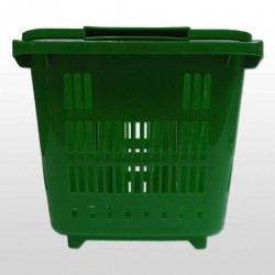 Cesta de Compra 2 Ruedas - Verde