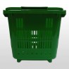 Cesta de Compra 2 Ruedas - Verde