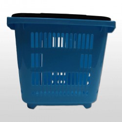 Cesta de Compra 2 Ruedas - Azul Claro