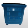 Cesta de Compra 2 Ruedas - Azul Claro
