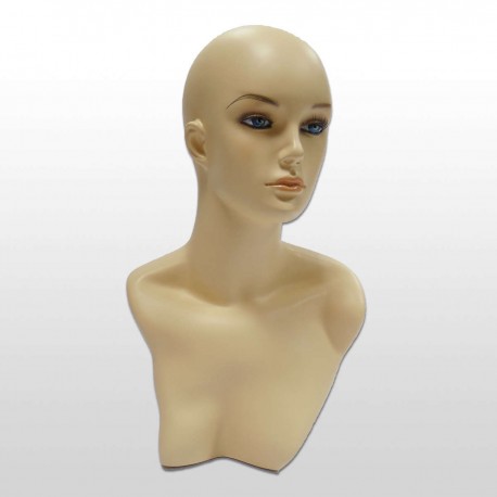 Maniquí Cabeza Mujer Realista