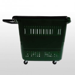 Cesta de Compra 4 Ruedas - Verde