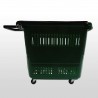 Cesta de Compra 4 Ruedas - Verde
