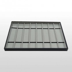 Bandeja para Relojes Terciopelo Gris 8TG