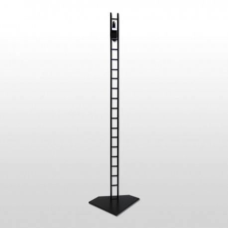 Soporte Maniquí Escala Negro