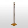 Soporte Maniquí Escala Dorado-Anaranjado